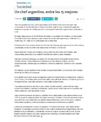 LA NACION - 30/01/2015 LA NACION - 30/01/2015